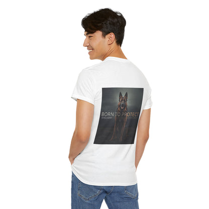 German Shepherd Born To Protect T-Shirt | Eco-Limited