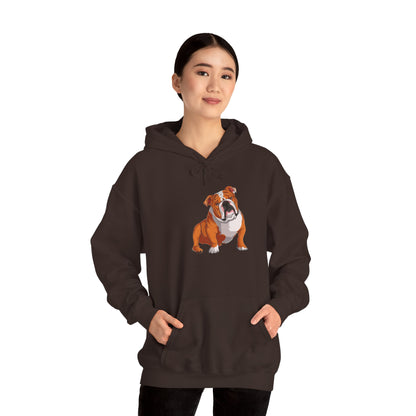 Cute English Bulldog Graphic Hoodie|Eco-Friendly - Limited