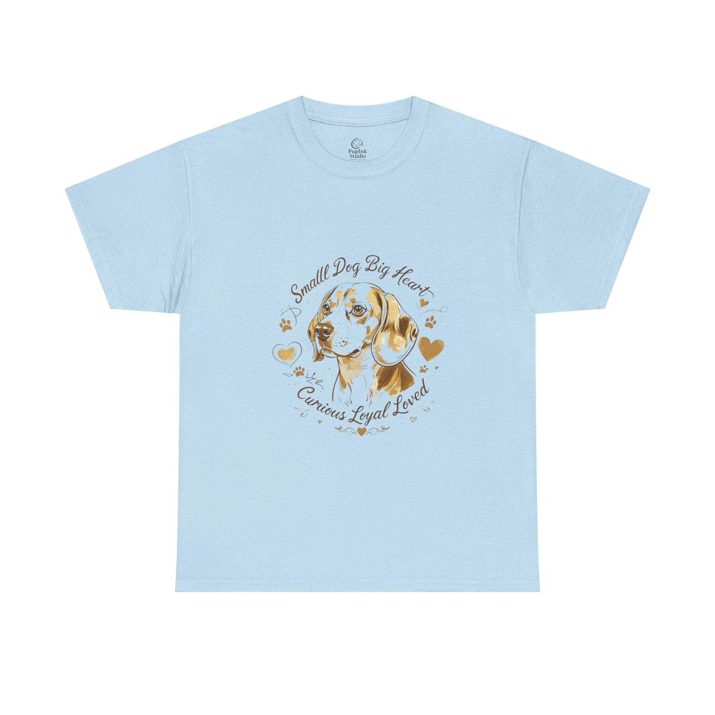 Beagle Small Dog Big Heart T-Shirt | Eco-Limited