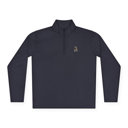 Respect The Paw Golden Retriever Quarter Zip Pullover | Eco-Limited