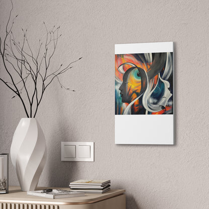 Abstract Expression Portrait Canvas | Eco-Limited