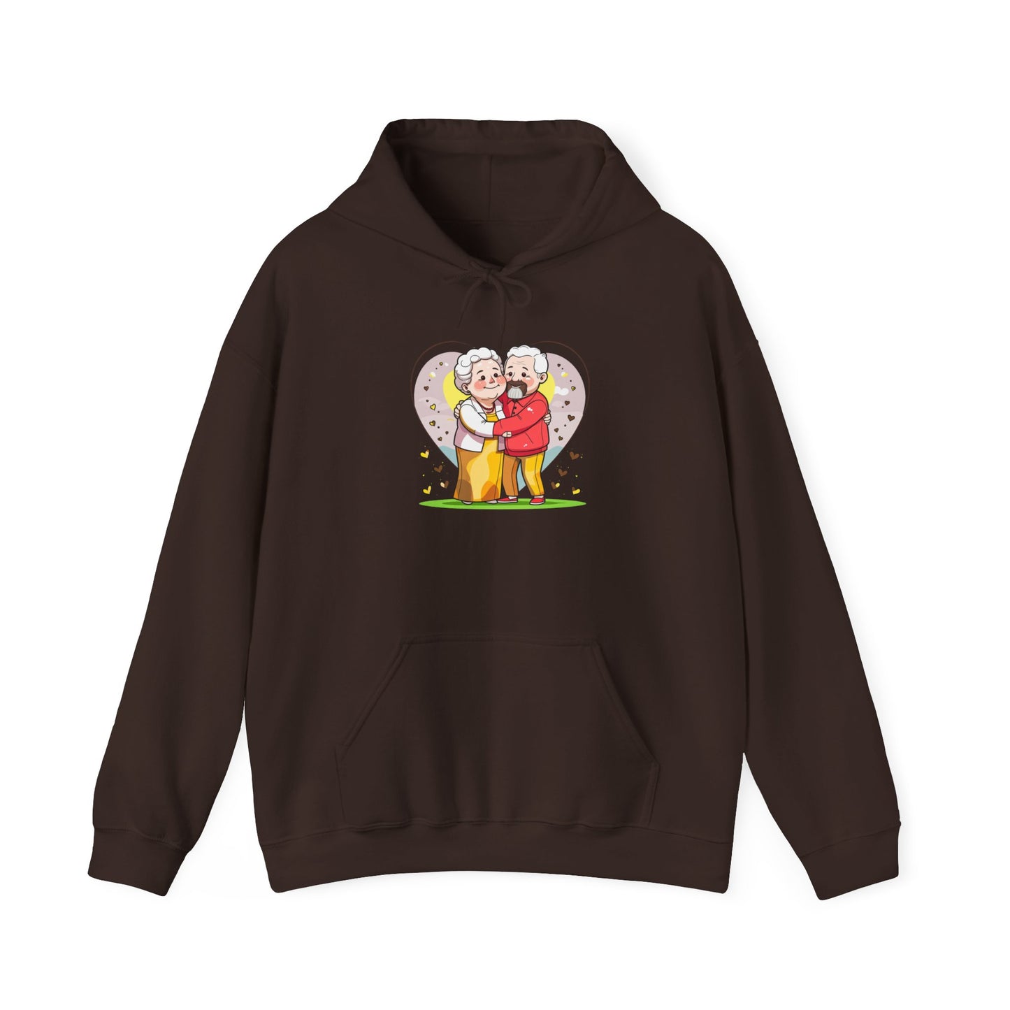 Heartwarming Elderly Couple Hoodie – Cozy Gift Style