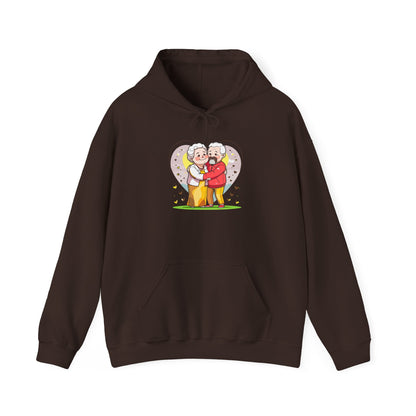 Heartwarming Elderly Couple Hoodie – Cozy Gift Style