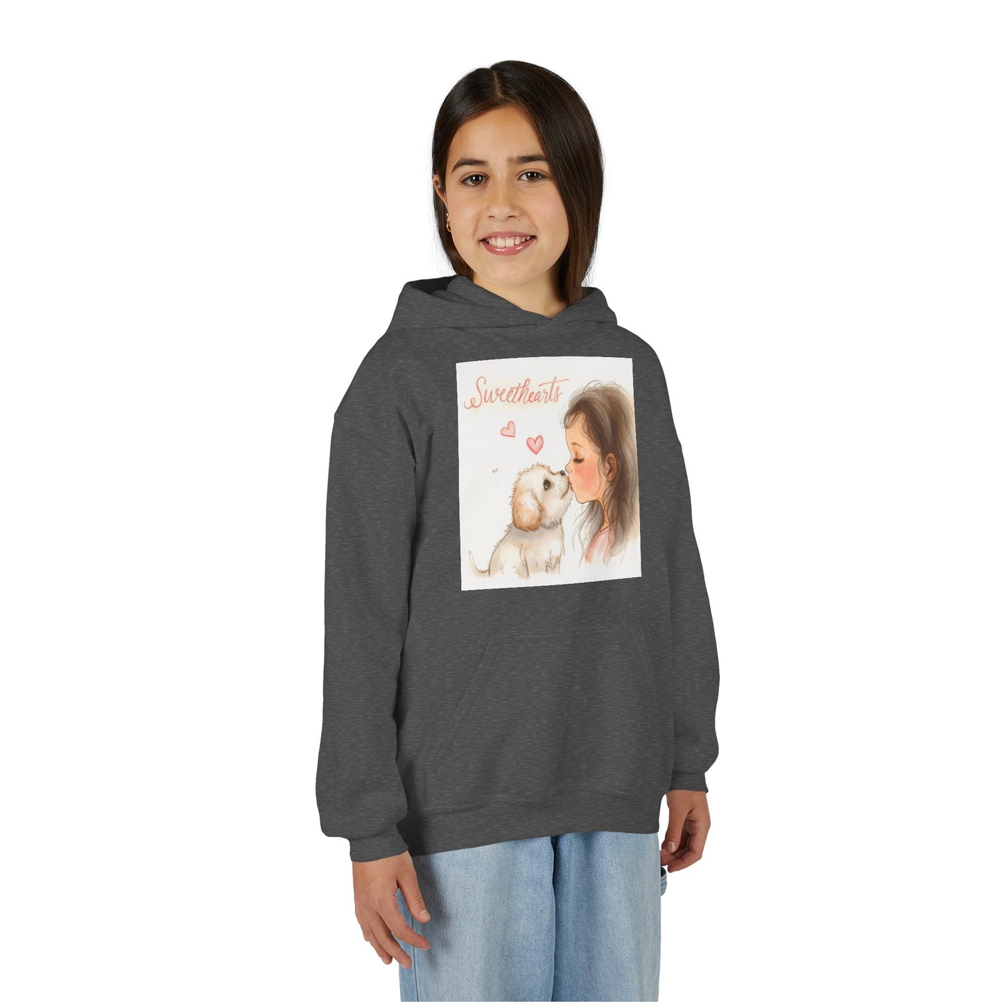 Sweethearts Puppy Moment Children Hoodie | Eco-Limited