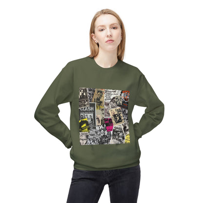 Punk Collage Art Graphic Sweatshirt | Eco-Limited