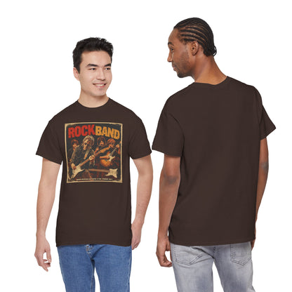 Rock Band Vintage Poster Art T-Shirt | Eco-Limited