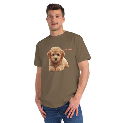 Organic Puppy Portrait T-Shirt | Organic-Limited
