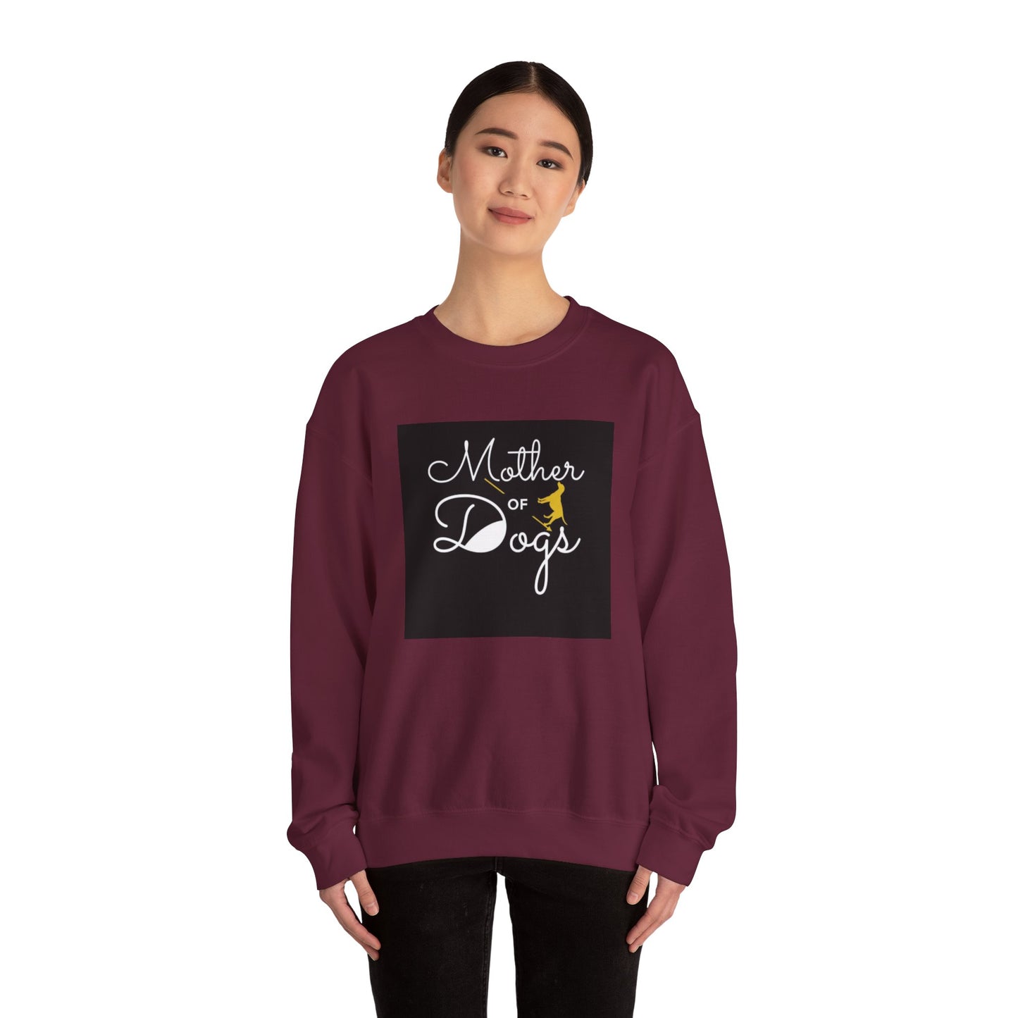 Mother of Dogs Text Graphic Sweater | Eco-Limited