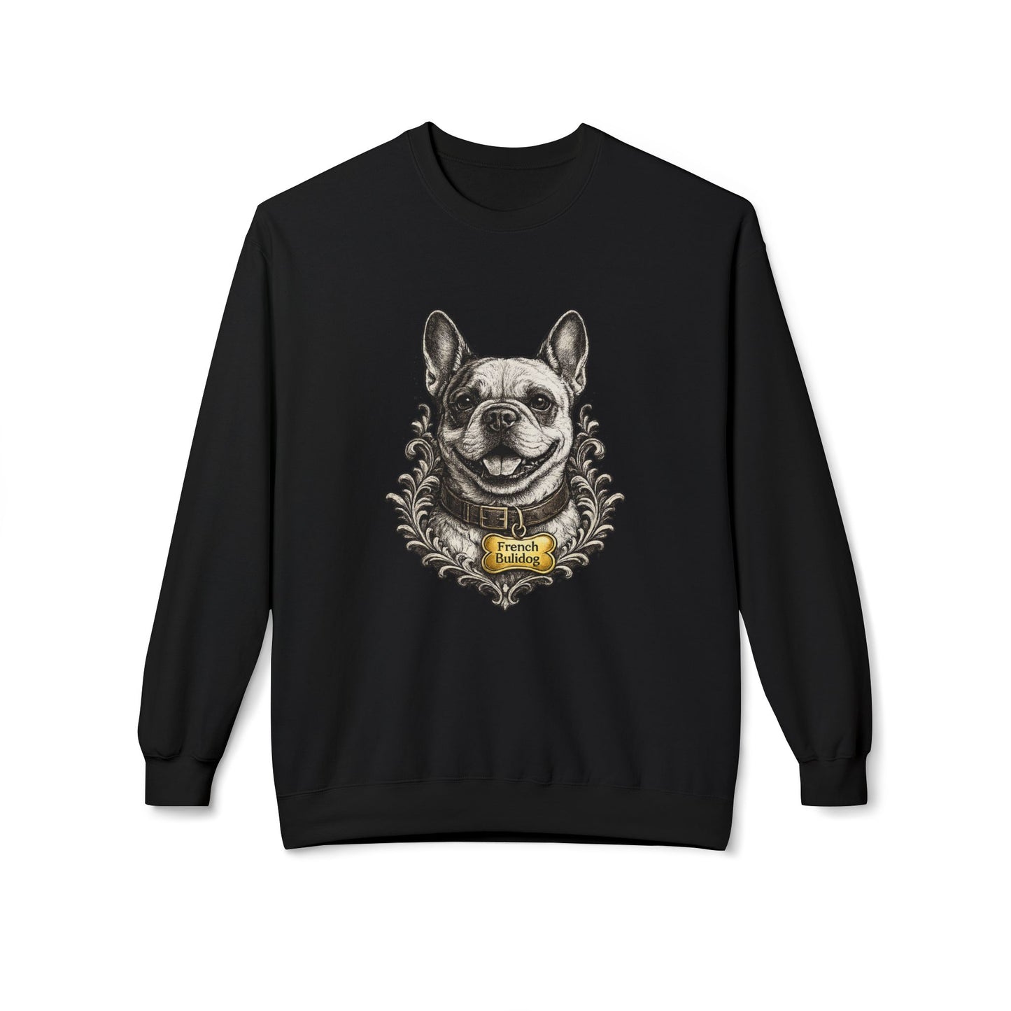 French Bulldog Ink Drawing Sweatshirt | Eco-Limited