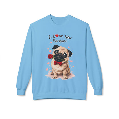 Pug Love Forever Sweater | Eco-Limited