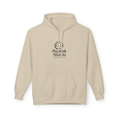 PupInk Studio Minimal Logo Cozy Hoodie|Eco-Friendly - Limited