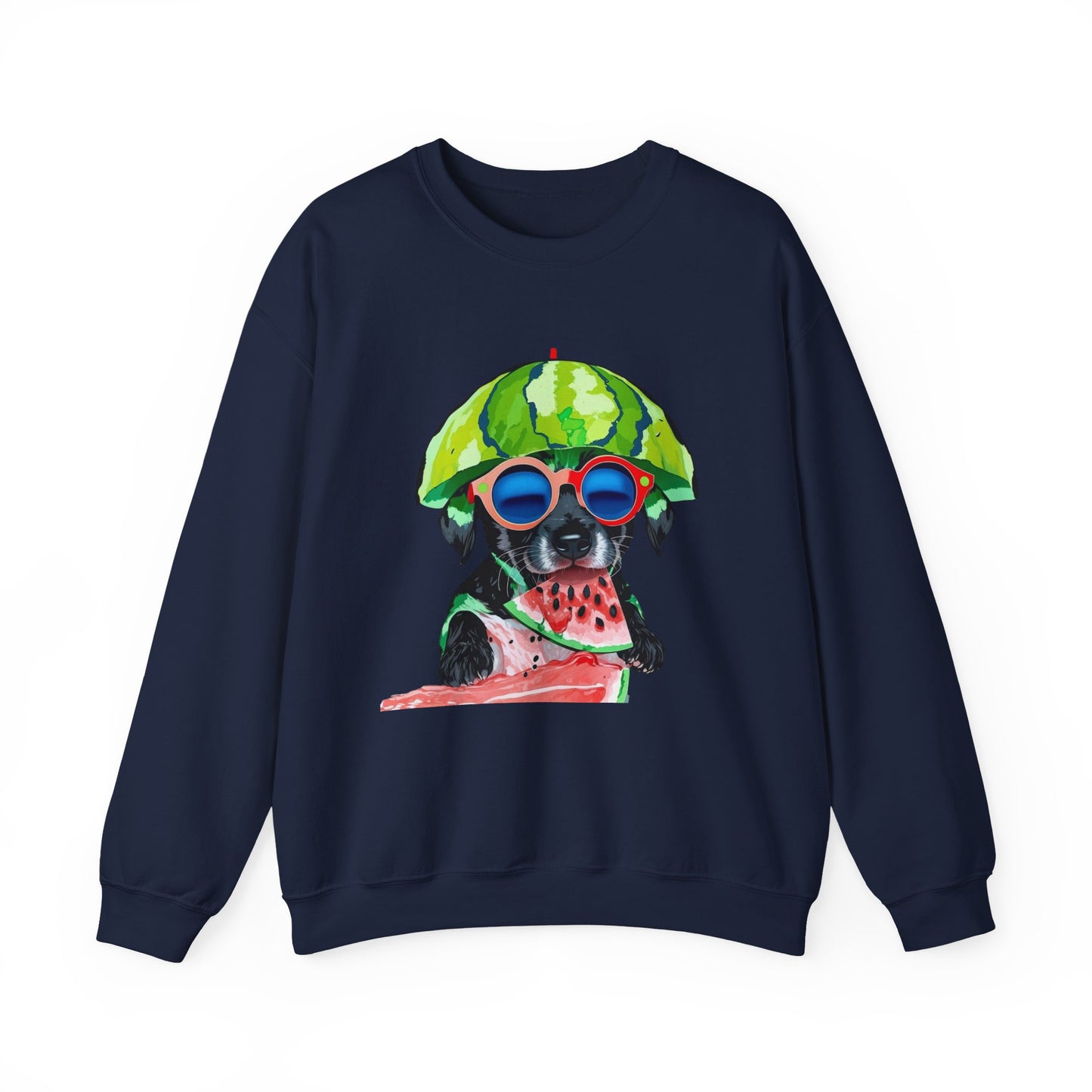 Dog in Helmet & Sunglasses Sweatshirt|Eco-Friendly - Limited