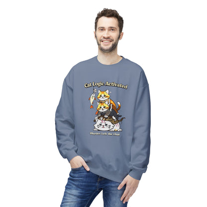 Cat Logic Activated Graphic Sweater | Eco-Limited
