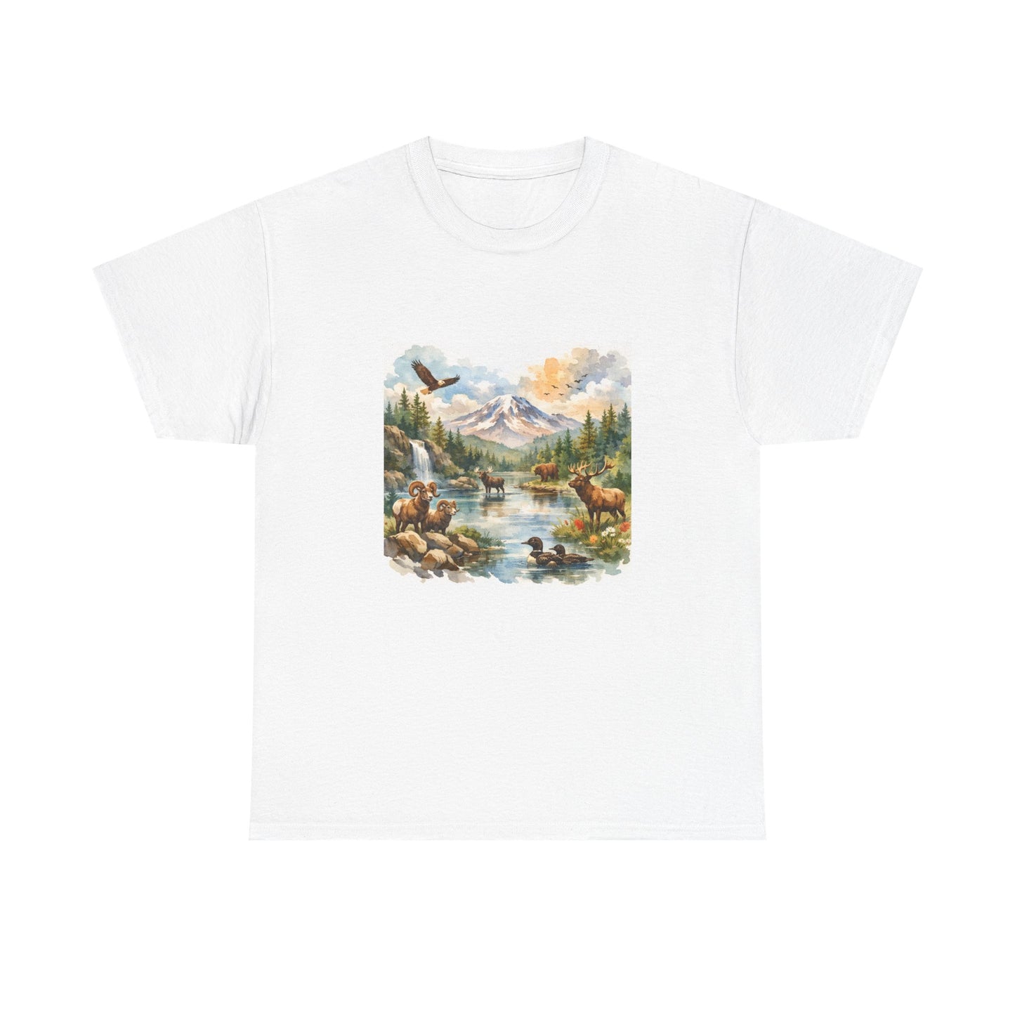 Wild American Landscape Graphic T-Shirt | Eco - Limited