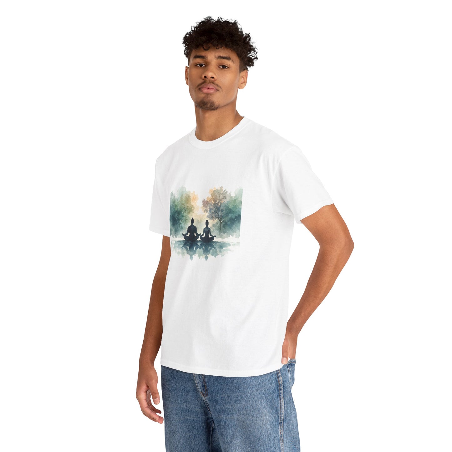 Calm Reflection Meditation T-Shirt | Eco-Limited