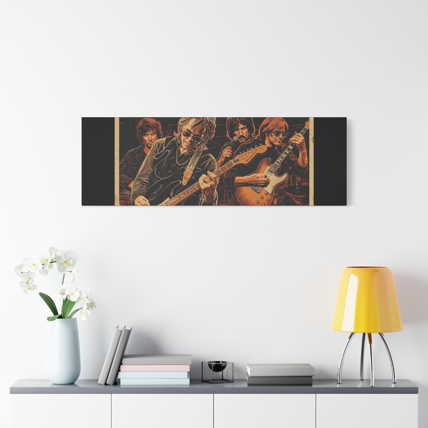 Rock Band Vintage Canvas Wall Art | Eco - Limited