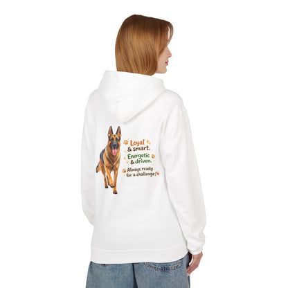German Shepherd Character Hoodie | Eco-Limited
