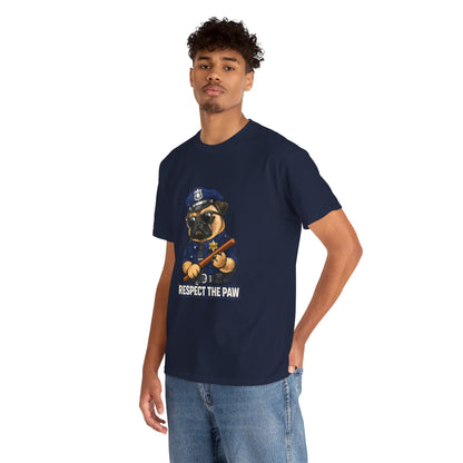 Respect The Paw K9 Officer Dog T-Shirt | Eco-Limited