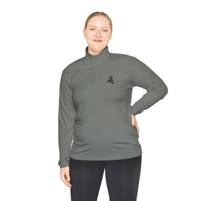 Small Dog Big Attitude Quarter Zip Pullover | Eco-Limited