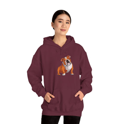 Cute English Bulldog Graphic Hoodie|Eco-Friendly - Limited