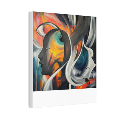 Abstract Expression Portrait Canvas | Eco-Limited