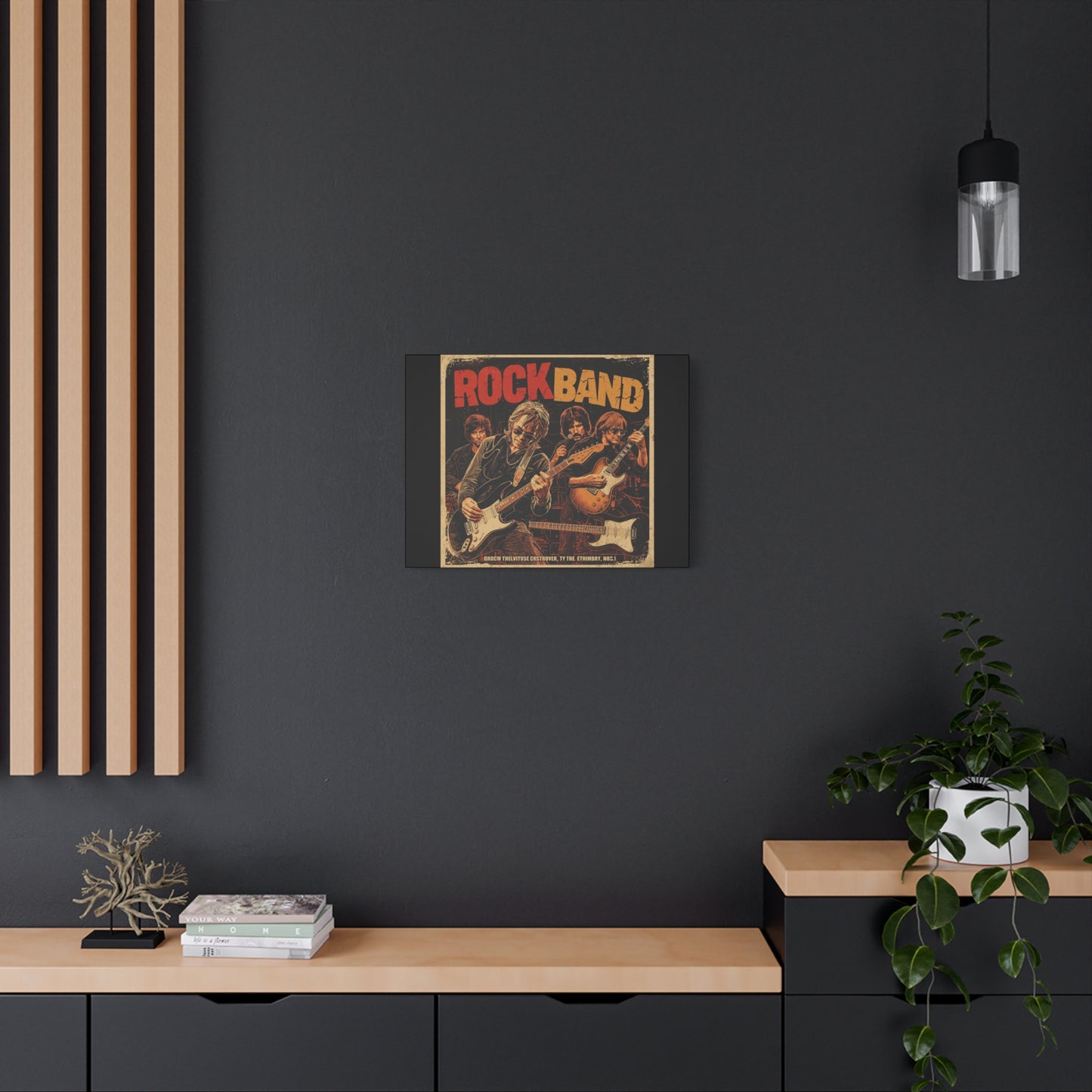Rock Band Vintage Canvas Wall Art | Eco - Limited