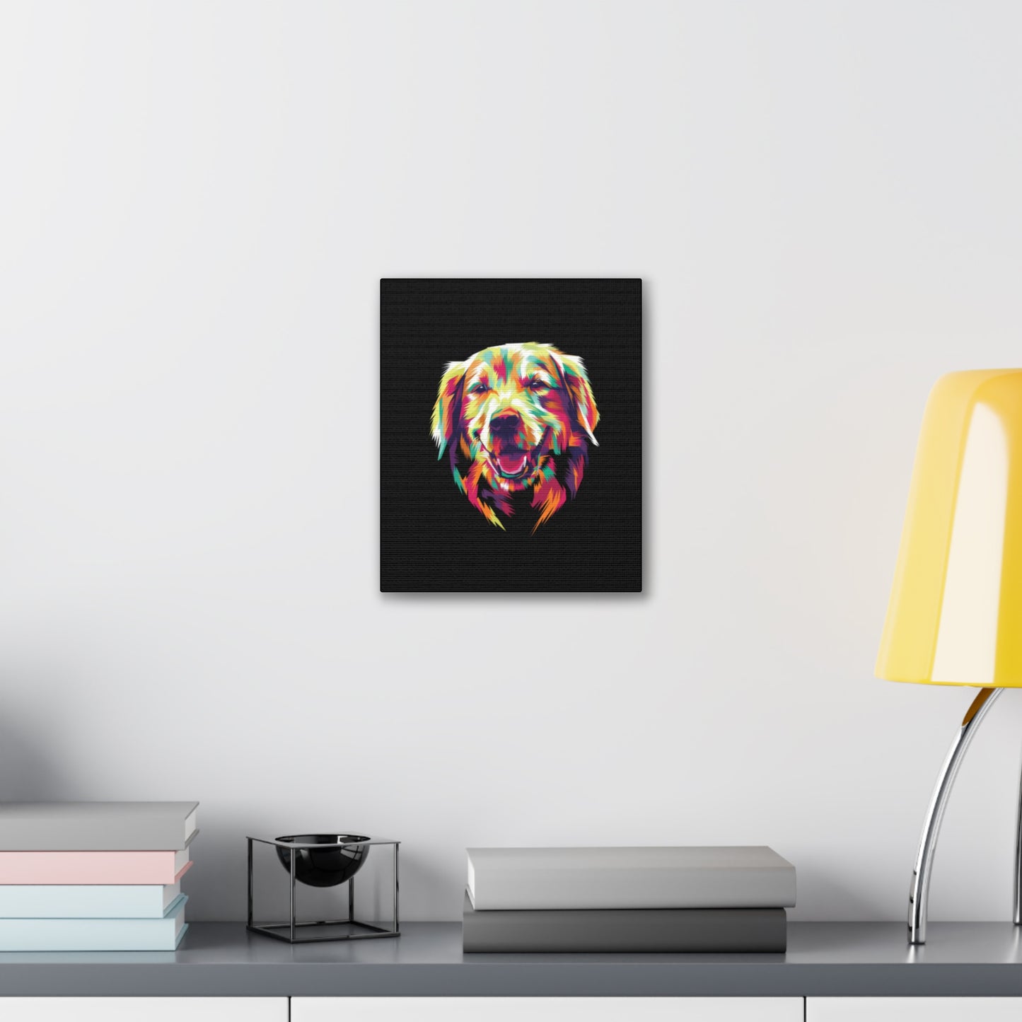 Color Burst Golden Smile Canvas | Eco-Limited