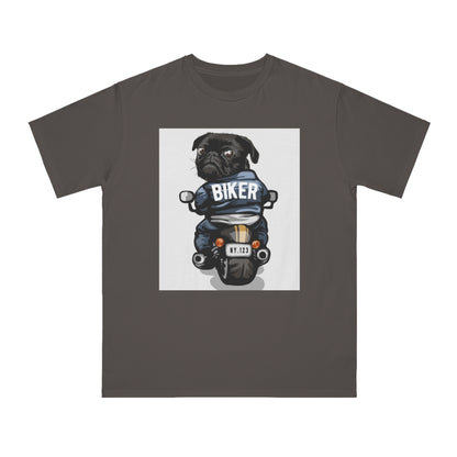 Organic Biker Pug T-Shirt | Organic-Limited