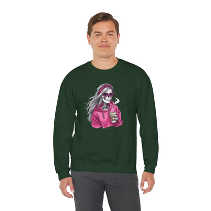 Coffee Rebel Skeleton Sweatshirt | Eco-Limited
