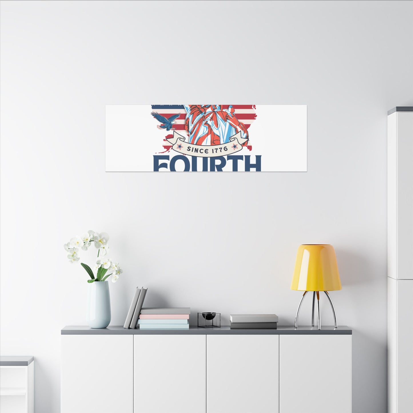 Fourth of July Canvas Wall Art