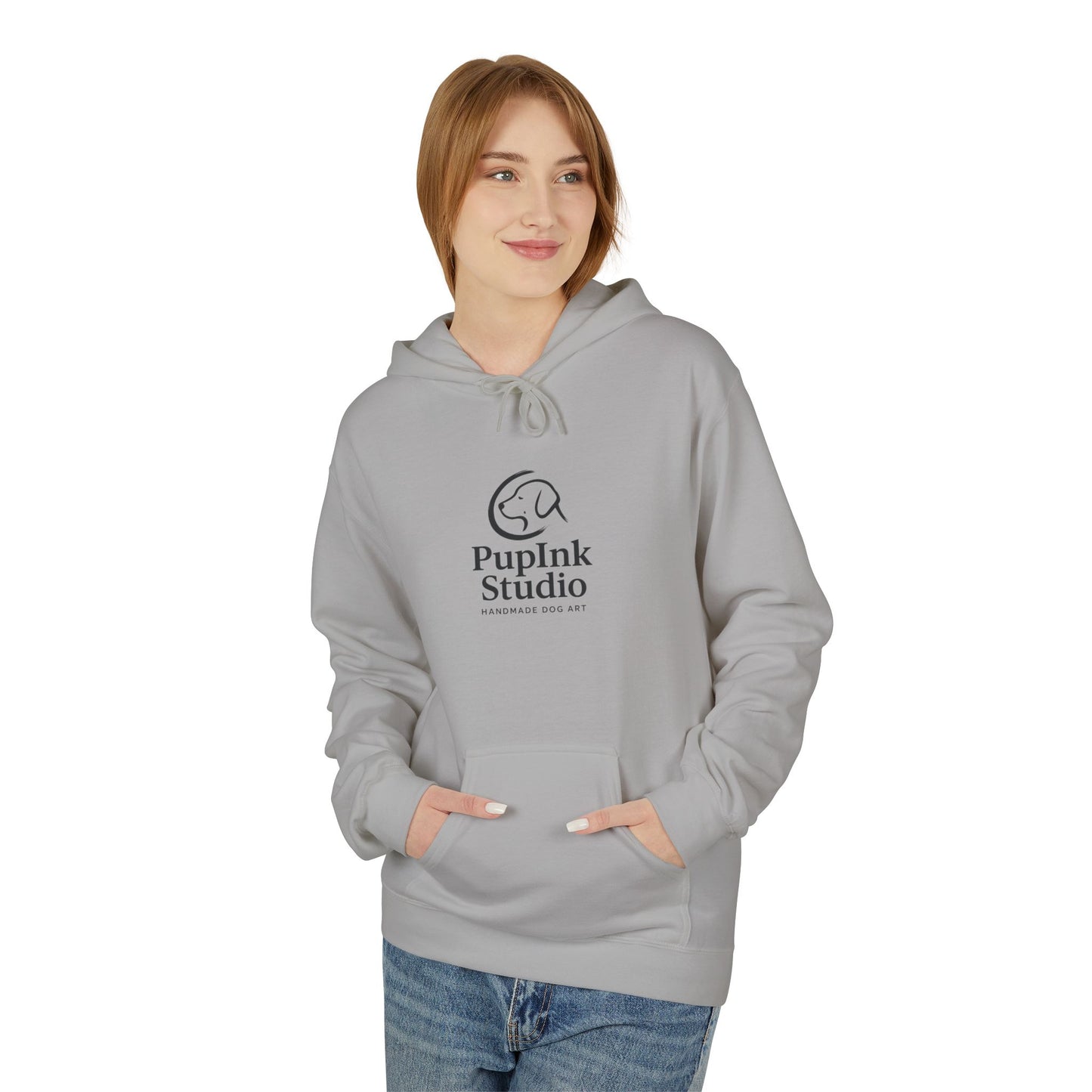 PupInk Studio Minimal Logo Cozy Hoodie|Eco-Friendly - Limited