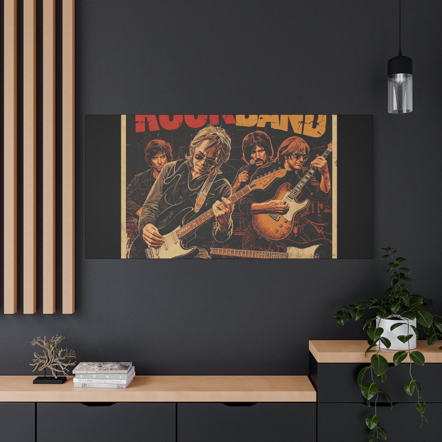 Rock Band Vintage Canvas Wall Art | Eco - Limited