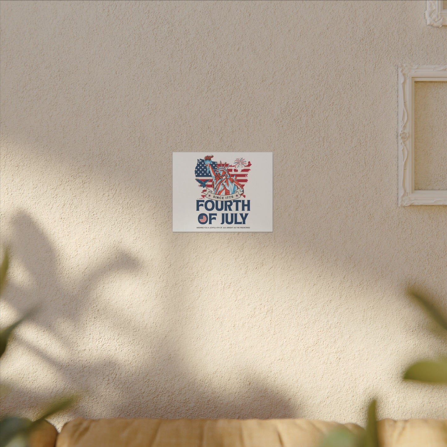 Fourth of July Canvas Wall Art
