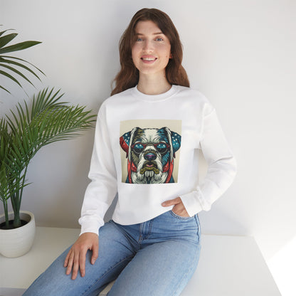 Patriot Dog Portrait Sweatshirt | Eco - Limited
