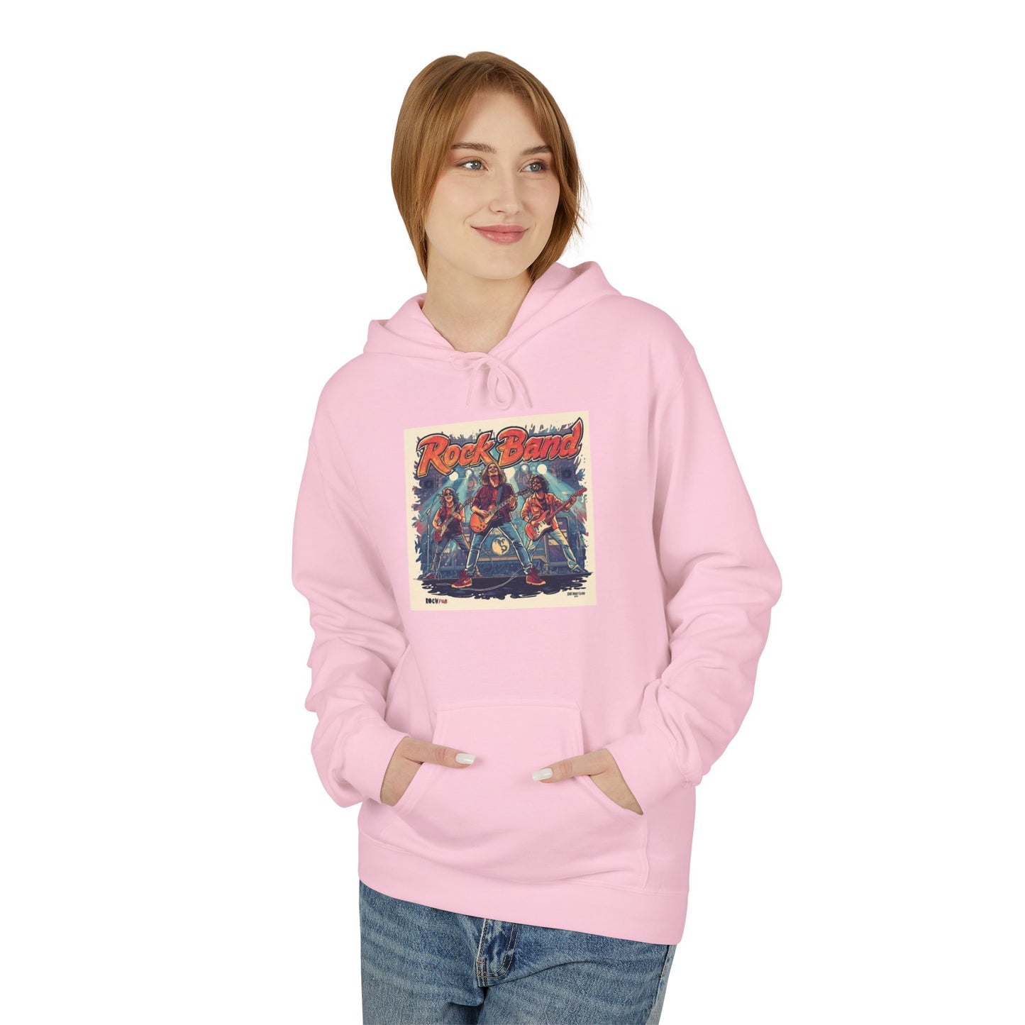 Retro Rock Band Vintage Poster Hoodie|Eco-Friendly - Limited