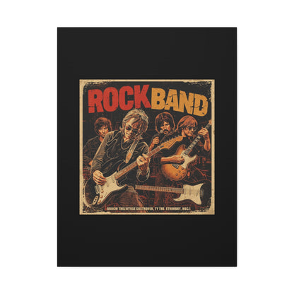 Rock Band Vintage Canvas Wall Art | Eco - Limited