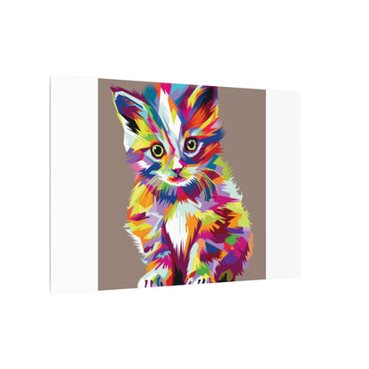 Vibrant Stretched Wall Art for Cat Lovers
