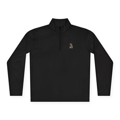 Respect The Paw Golden Retriever Quarter Zip Pullover | Eco-Limited