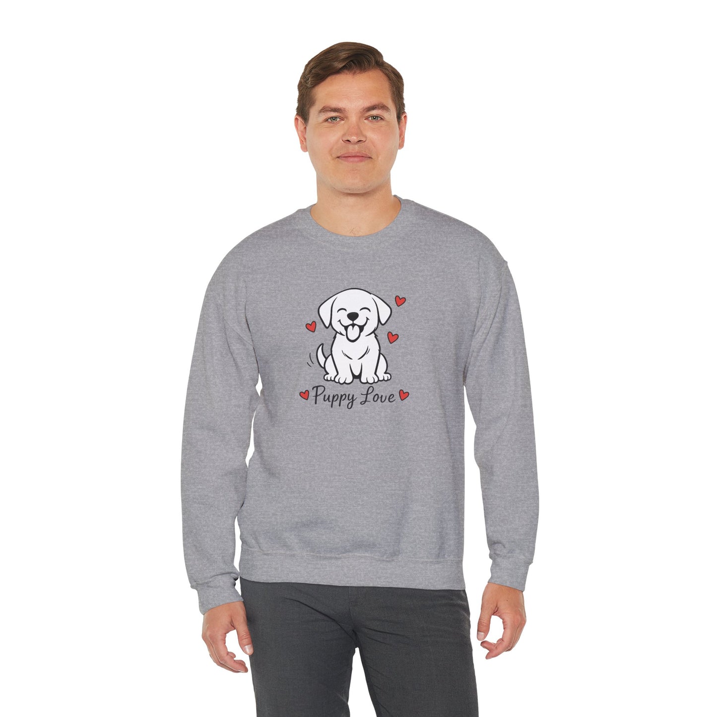 Puppy Love Graphic Sweatshirt | Eco-Limited