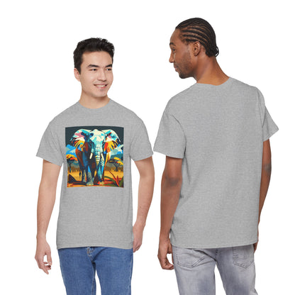 Colorful Elephant Art T-Shirt | Eco-Limited