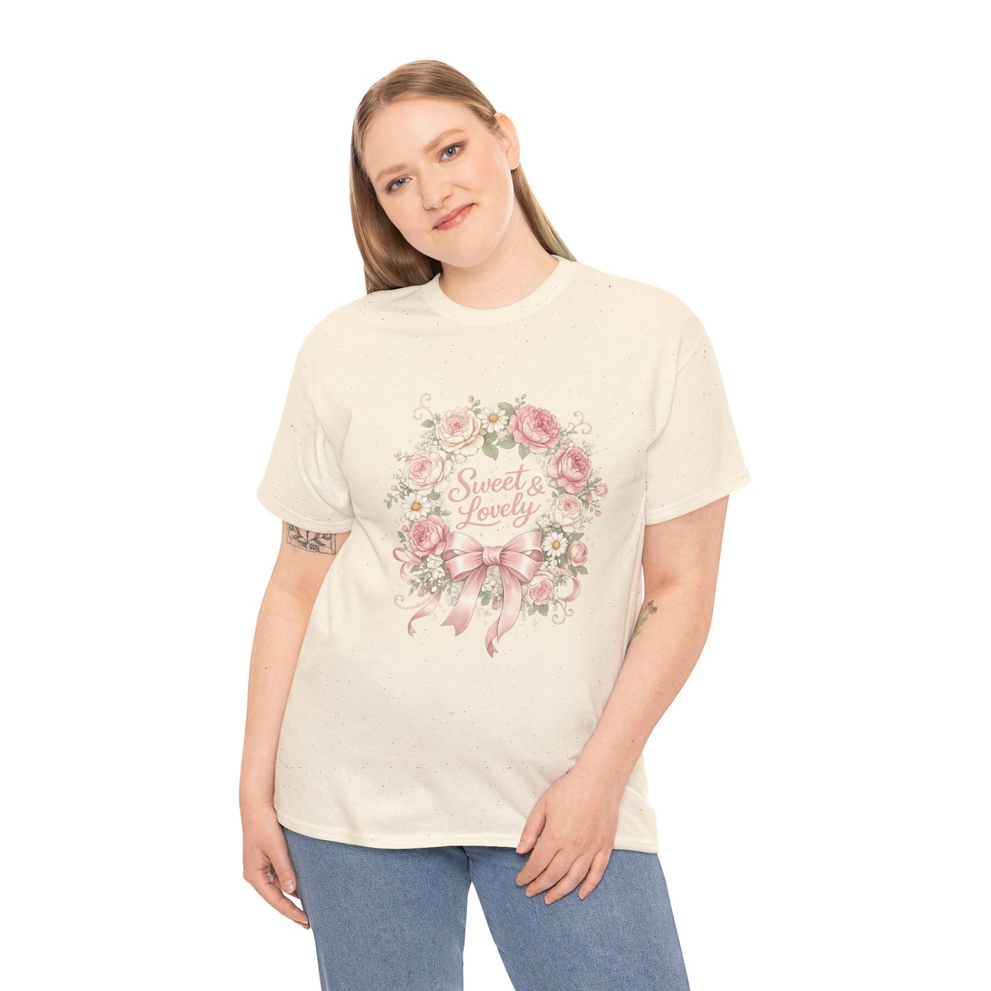 Sweet Lovely Floral LOVE T-Shirt | Eco-Limited