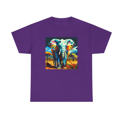 Colorful Elephant Art T-Shirt | Eco-Limited