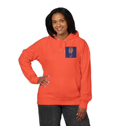 Organic Abstract Figure Art Hoodie | Eco-Limited