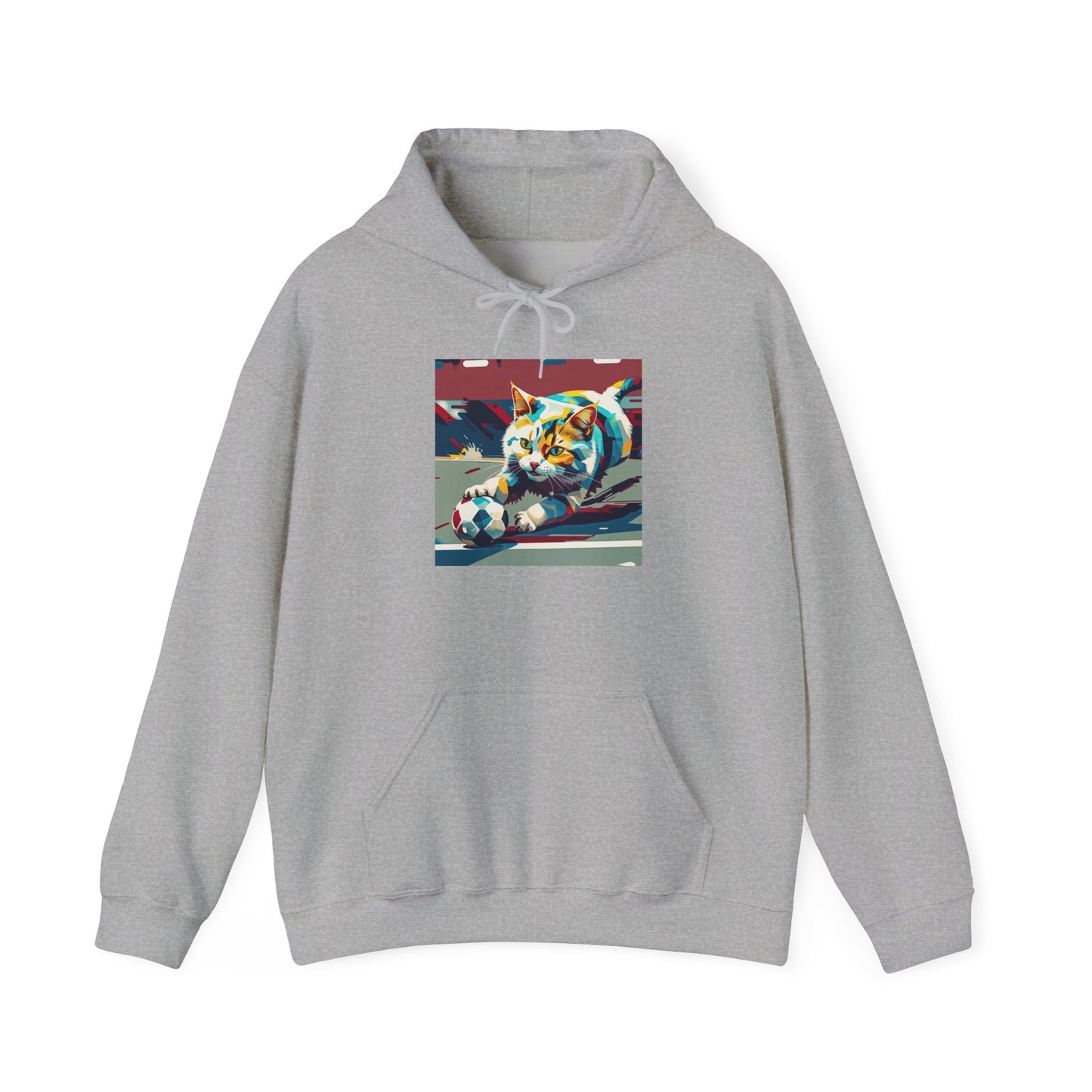 Color Pop Cat Art Hoodie | Eco-Limited