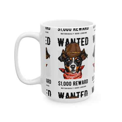 Cowboy Bandana Ceramic Coffee Cup (11oz/15oz)