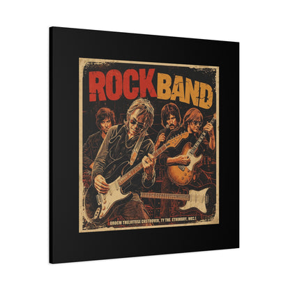 Rock Band Vintage Canvas Wall Art | Eco - Limited