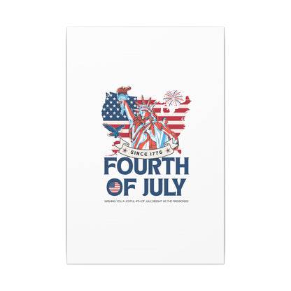 Fourth of July Canvas Wall Art