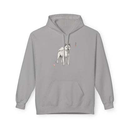Korean Jindo Ink Illustration Hoodie | Eco-Limited