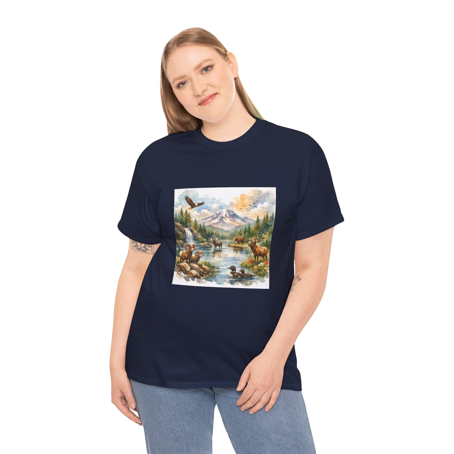 Wild American Landscape Graphic T-Shirt | Eco - Limited
