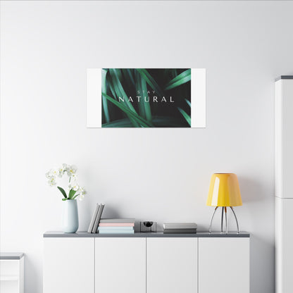 Stay Natural Botanical Canvas Wall Art
